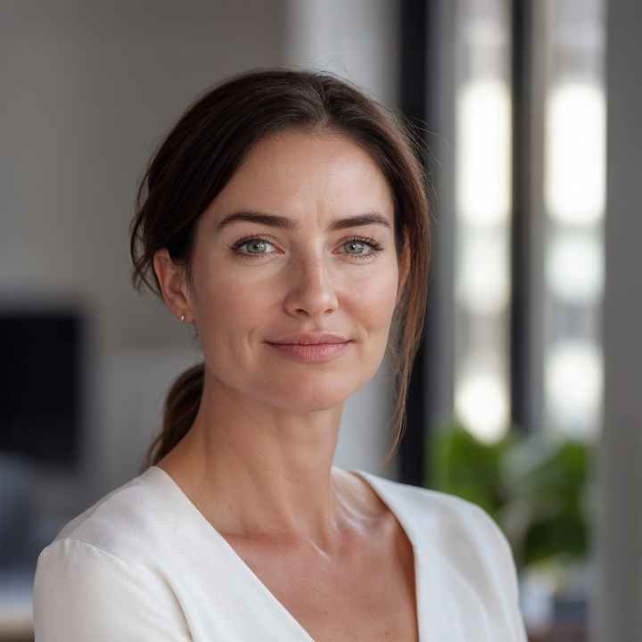 Medical office administrator portrait